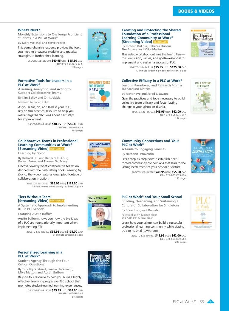 Solution Tree Education Resources Catalog Weekly Ad January 1 - December 31, 2026