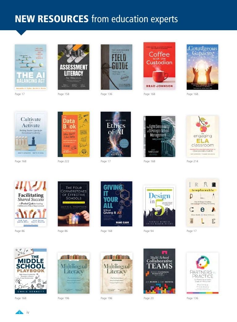Solution Tree Education Resources Catalog Weekly Ad January 1 - December 31, 2026
