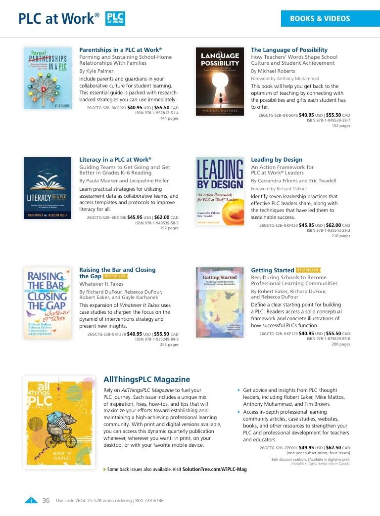 Solution Tree Education Resources Catalog Weekly Ad January 1 - December 31, 2026