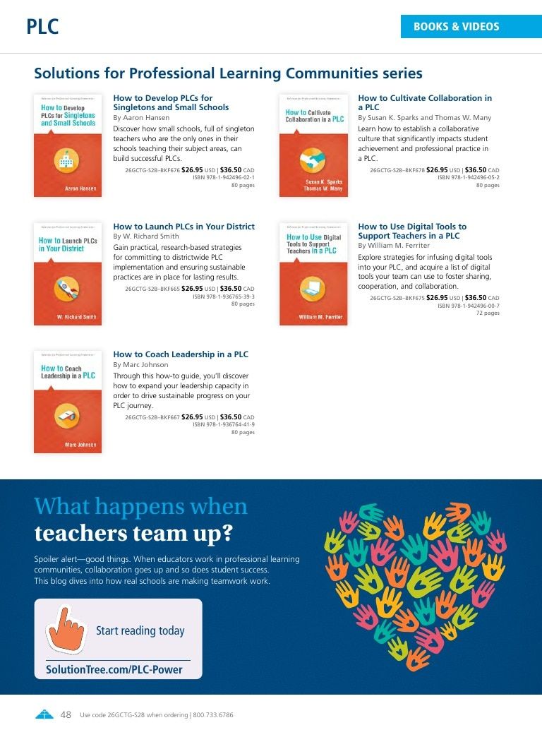 Solution Tree Education Resources Catalog Weekly Ad January 1 - December 31, 2026