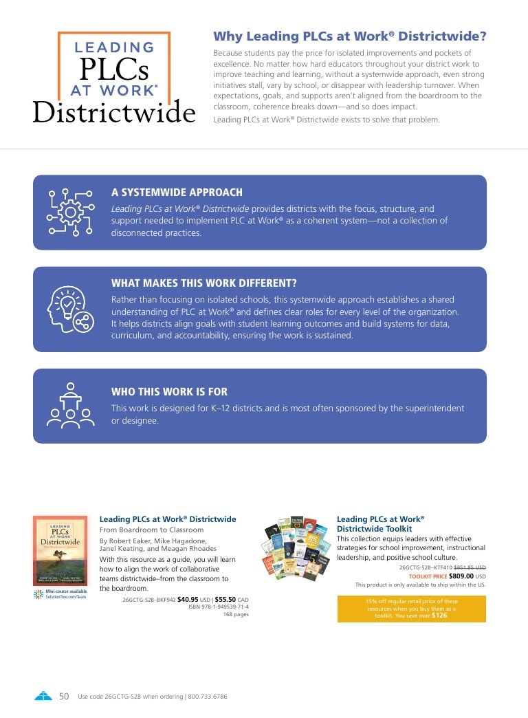 Solution Tree Education Resources Catalog Weekly Ad January 1 - December 31, 2026