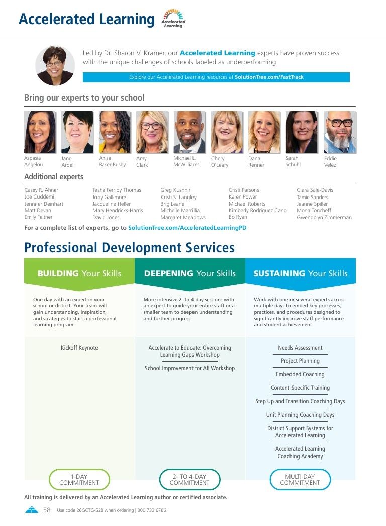 Solution Tree Education Resources Catalog Weekly Ad January 1 - December 31, 2026