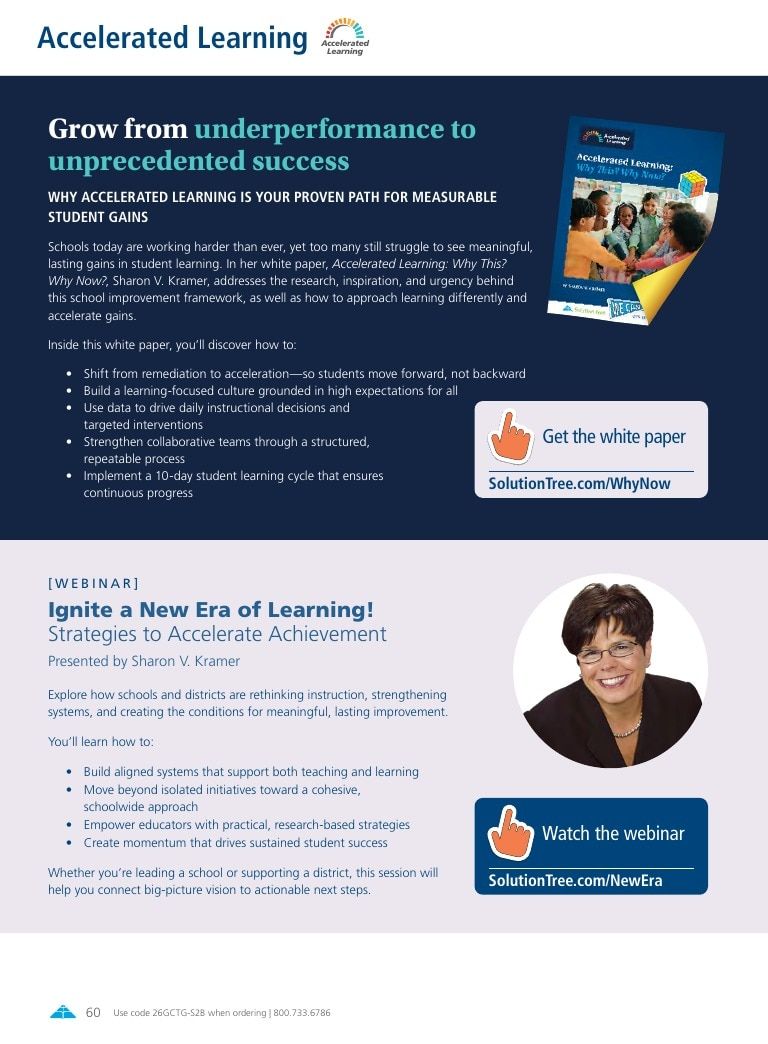 Solution Tree Education Resources Catalog Weekly Ad January 1 - December 31, 2026