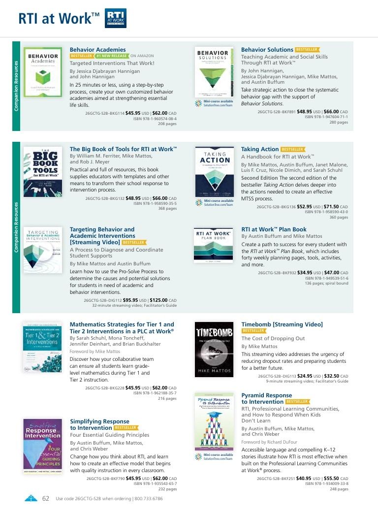 Solution Tree Education Resources Catalog Weekly Ad January 1 - December 31, 2026