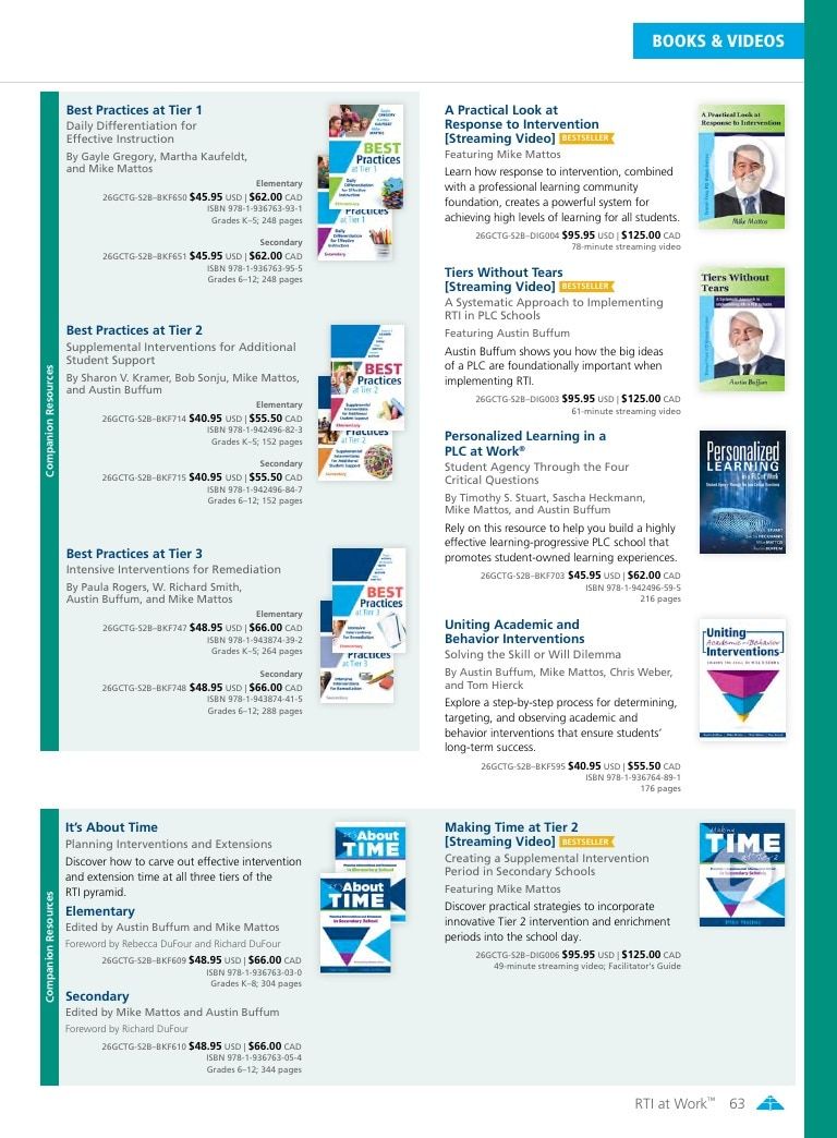 Solution Tree Education Resources Catalog Weekly Ad January 1 - December 31, 2026