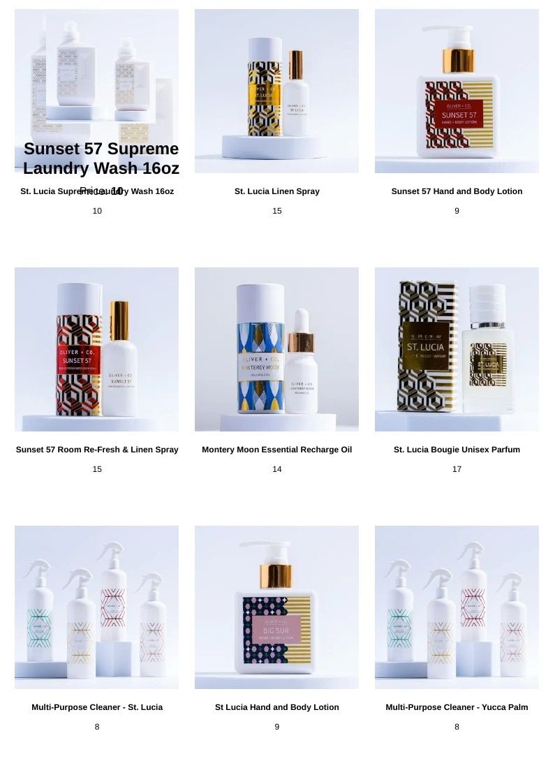 Southern Brand Partners Oliver and Co Products Catalog Weekly Ad January 1 - December 31, 2026