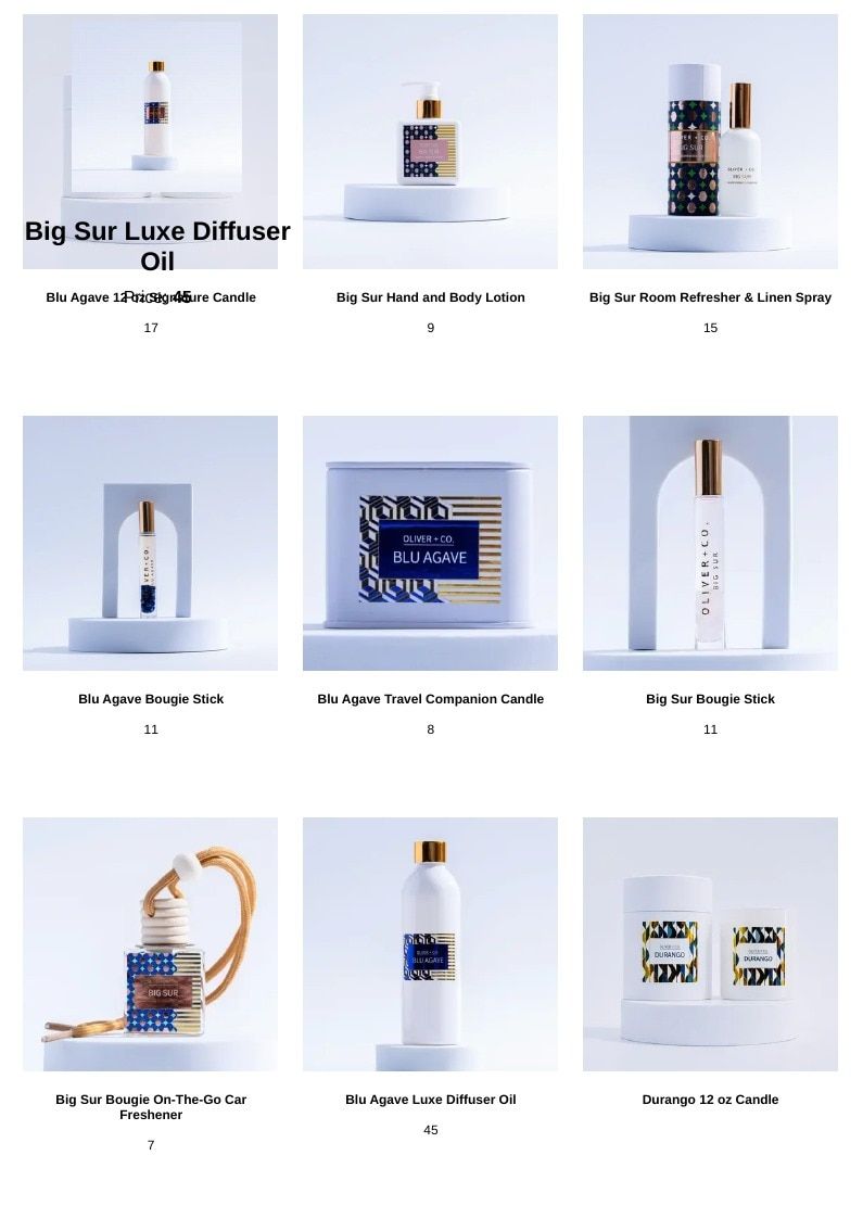 Southern Brand Partners Oliver and Co Products Catalog Weekly Ad January 1 - December 31, 2026