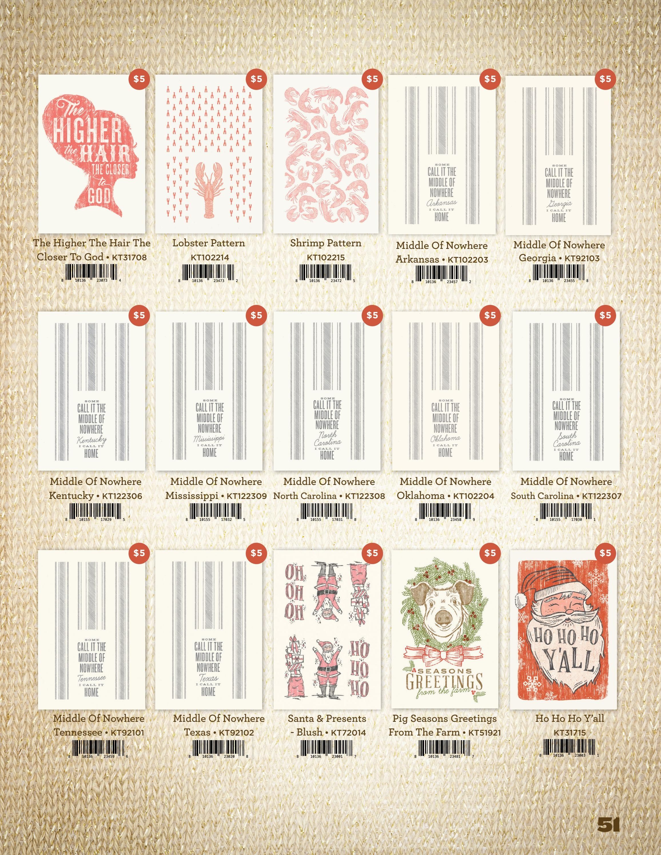 Southern Fried Design Barn Fall Collegiate Gifts Catalog Weekly Ad January 1 - December 31, 2026