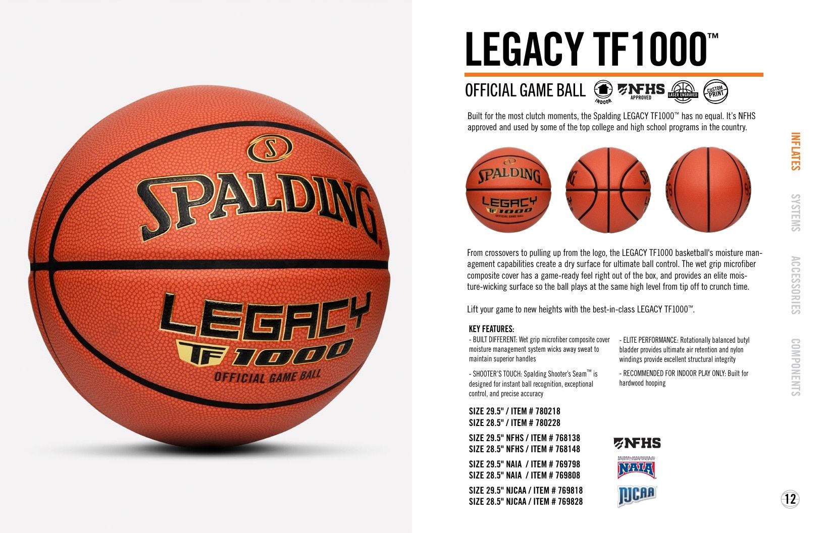 Spalding Sports Equipment Catalog Weekly Ad January 1 - December 31, 2026