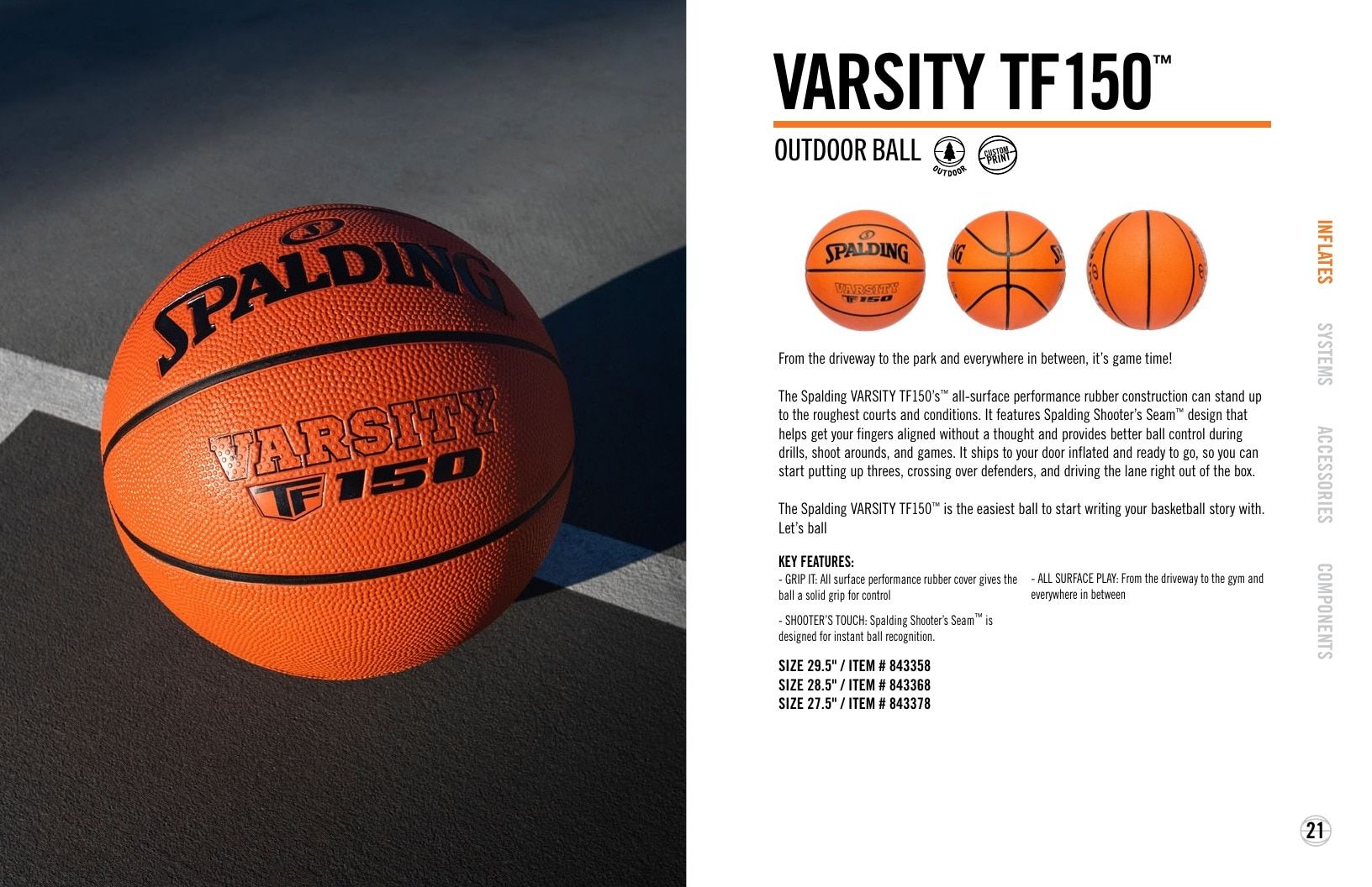 Spalding Sports Equipment Catalog Weekly Ad January 1 - December 31, 2026