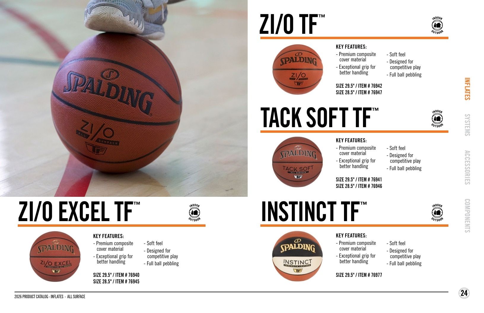 Spalding Sports Equipment Catalog Weekly Ad January 1 - December 31, 2026