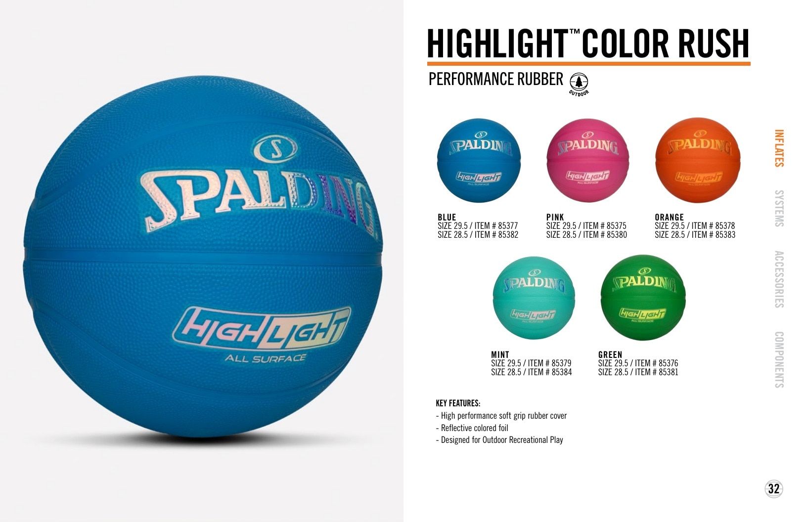 Spalding Sports Equipment Catalog Weekly Ad January 1 - December 31, 2026
