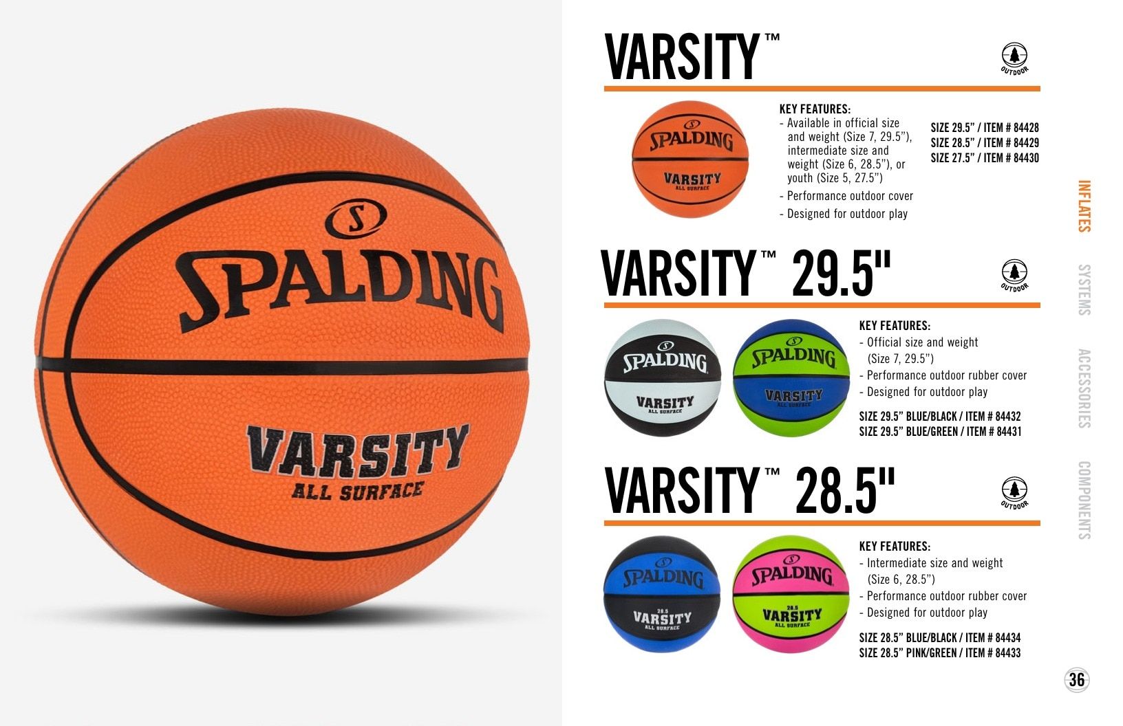Spalding Sports Equipment Catalog Weekly Ad January 1 - December 31, 2026