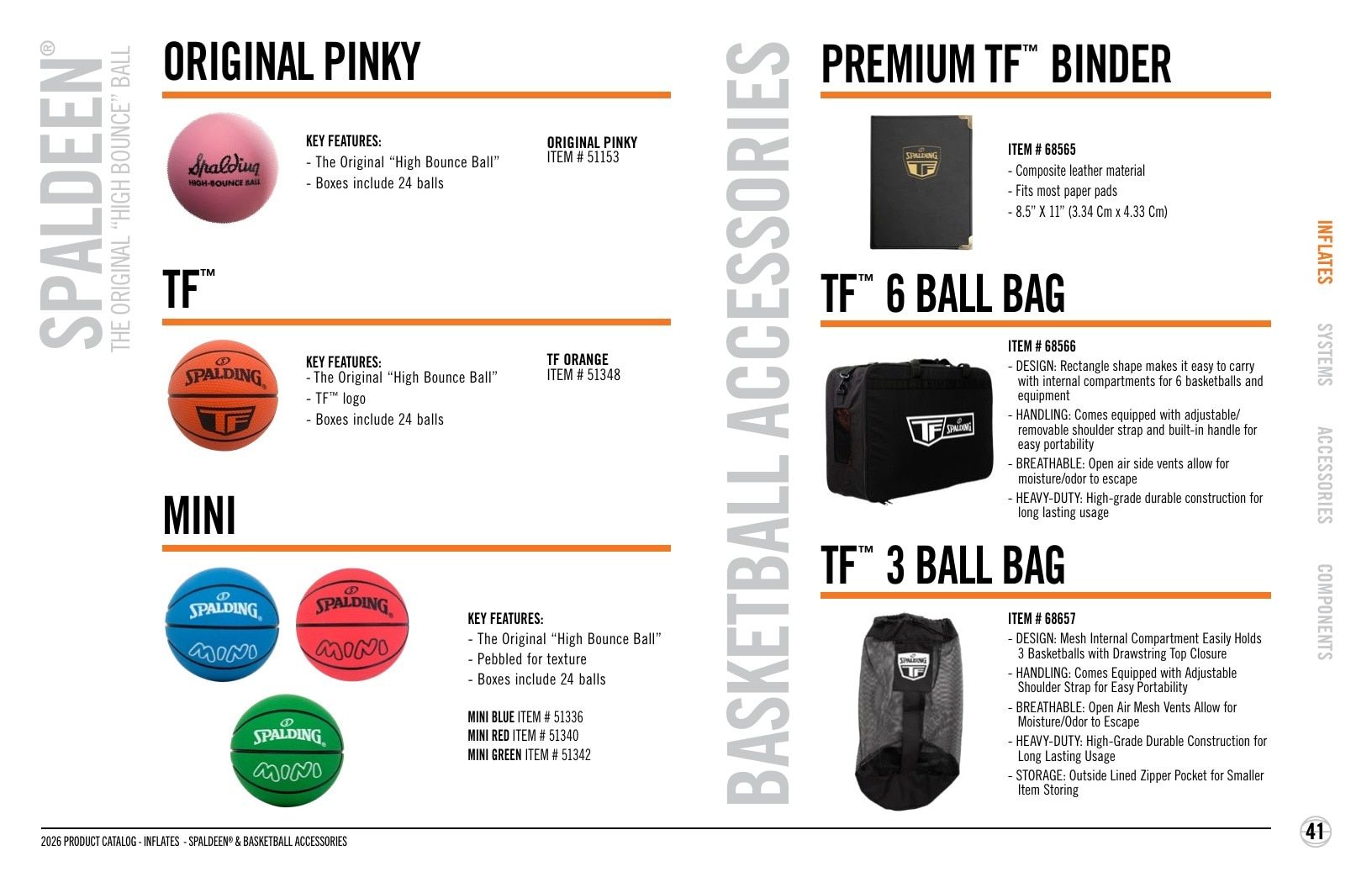 Spalding Sports Equipment Catalog Weekly Ad January 1 - December 31, 2026
