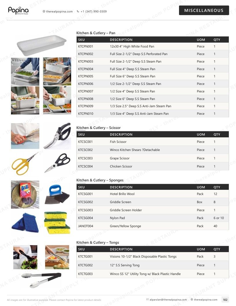 Popina Restaurant Supply Restaurant Supply Catalog Weekly Ad January 1 - December 31, 2026
