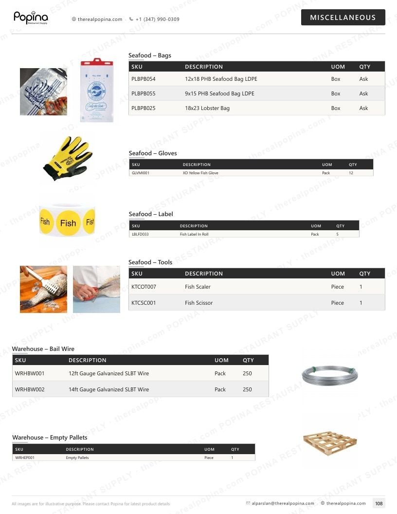 Popina Restaurant Supply Restaurant Supply Catalog Weekly Ad January 1 - December 31, 2026