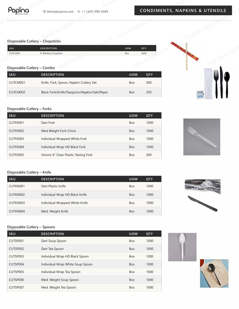Popina Restaurant Supply Restaurant Supply Catalog Weekly Ad January 1 - December 31, 2026
