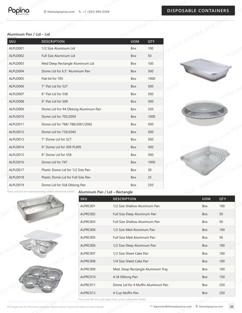 Popina Restaurant Supply Restaurant Supply Catalog Weekly Ad January 1 - December 31, 2026