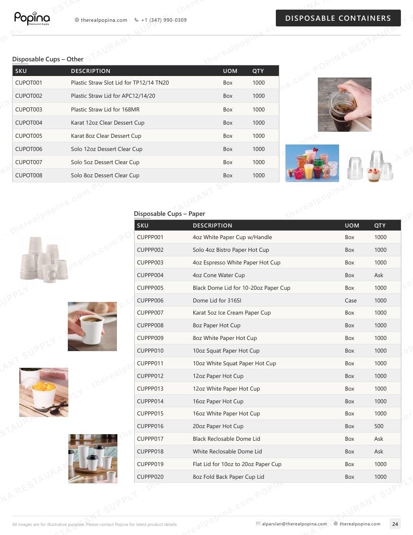 Popina Restaurant Supply Restaurant Supply Catalog Weekly Ad January 1 - December 31, 2026
