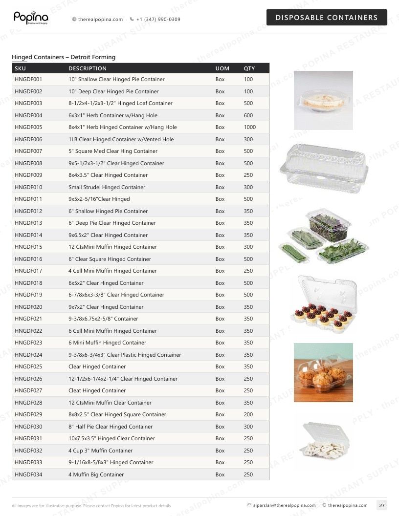 Popina Restaurant Supply Restaurant Supply Catalog Weekly Ad January 1 - December 31, 2026
