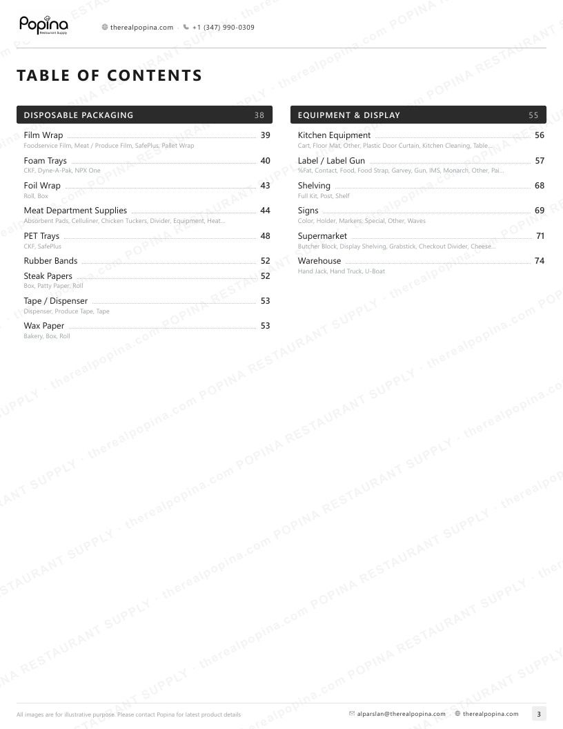 Popina Restaurant Supply Restaurant Supply Catalog Weekly Ad January 1 - December 31, 2026