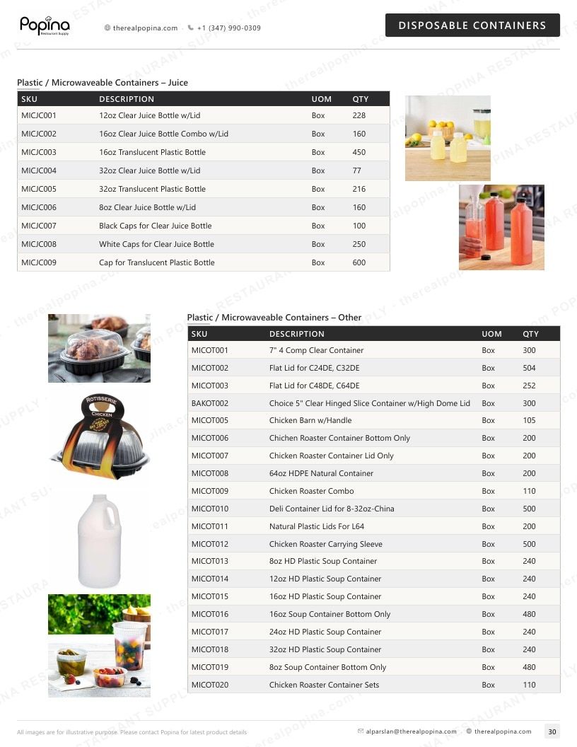 Popina Restaurant Supply Restaurant Supply Catalog Weekly Ad January 1 - December 31, 2026
