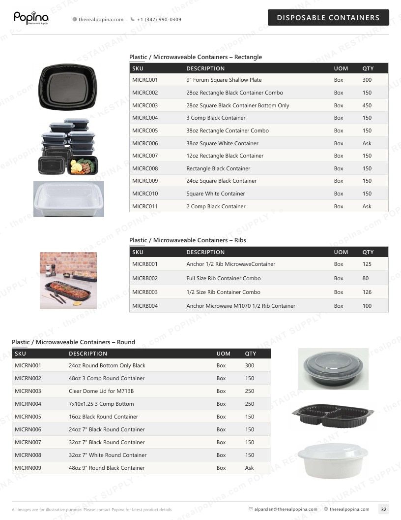 Popina Restaurant Supply Restaurant Supply Catalog Weekly Ad January 1 - December 31, 2026