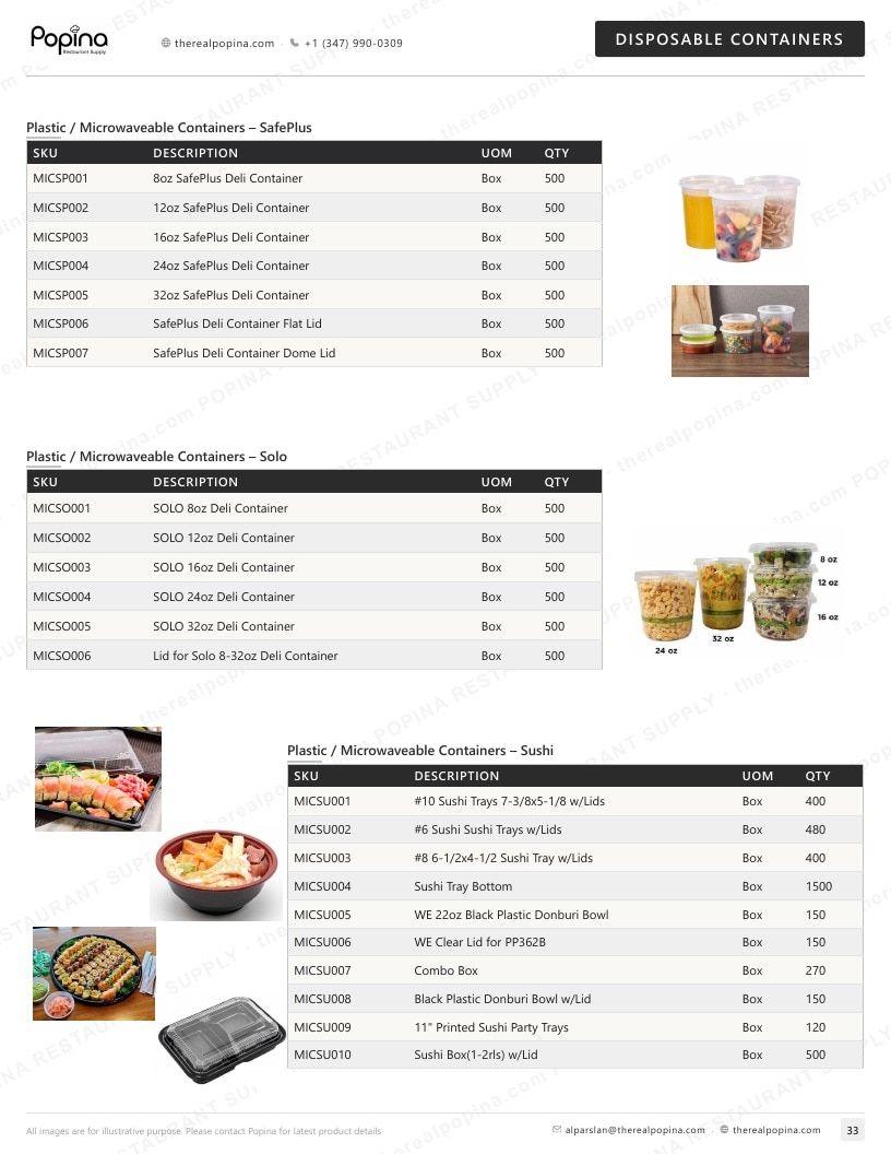 Popina Restaurant Supply Restaurant Supply Catalog Weekly Ad January 1 - December 31, 2026