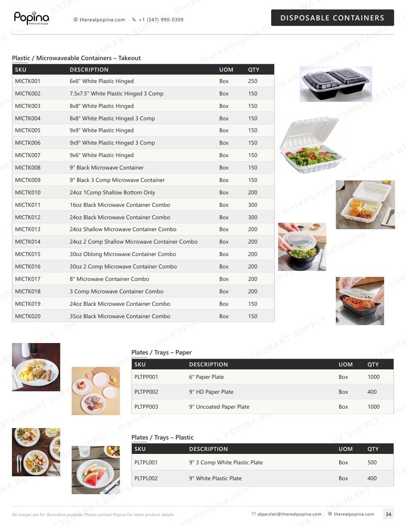 Popina Restaurant Supply Restaurant Supply Catalog Weekly Ad January 1 - December 31, 2026