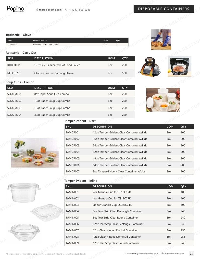 Popina Restaurant Supply Restaurant Supply Catalog Weekly Ad January 1 - December 31, 2026