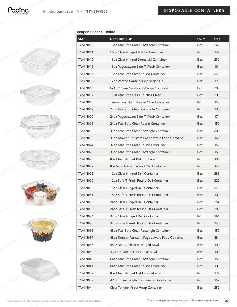 Popina Restaurant Supply Restaurant Supply Catalog Weekly Ad January 1 - December 31, 2026