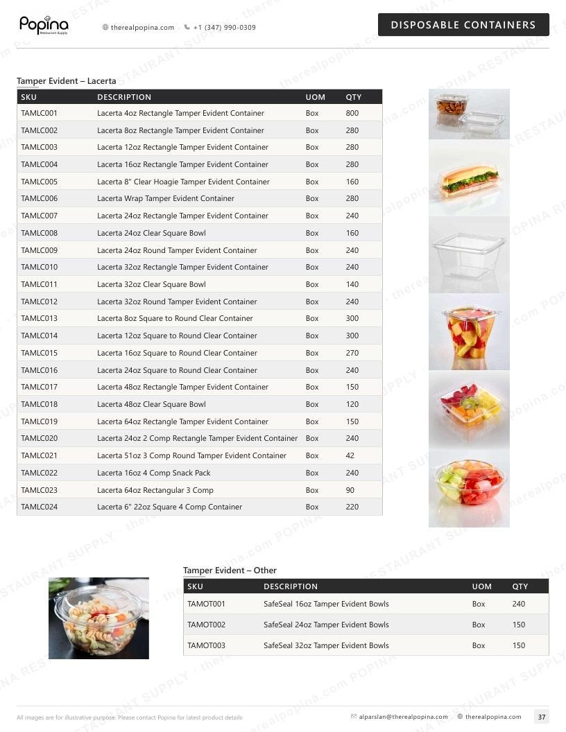 Popina Restaurant Supply Restaurant Supply Catalog Weekly Ad January 1 - December 31, 2026