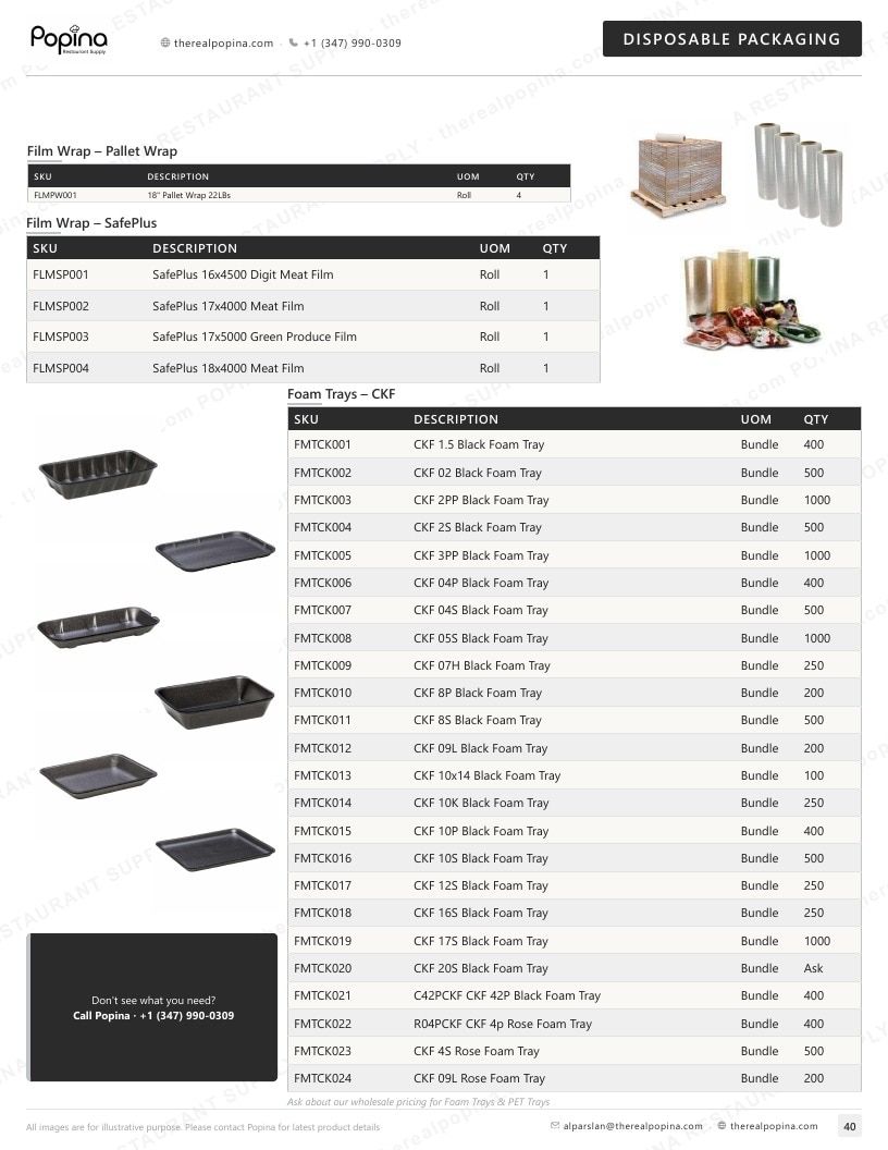Popina Restaurant Supply Restaurant Supply Catalog Weekly Ad January 1 - December 31, 2026