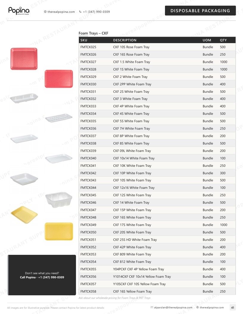 Popina Restaurant Supply Restaurant Supply Catalog Weekly Ad January 1 - December 31, 2026