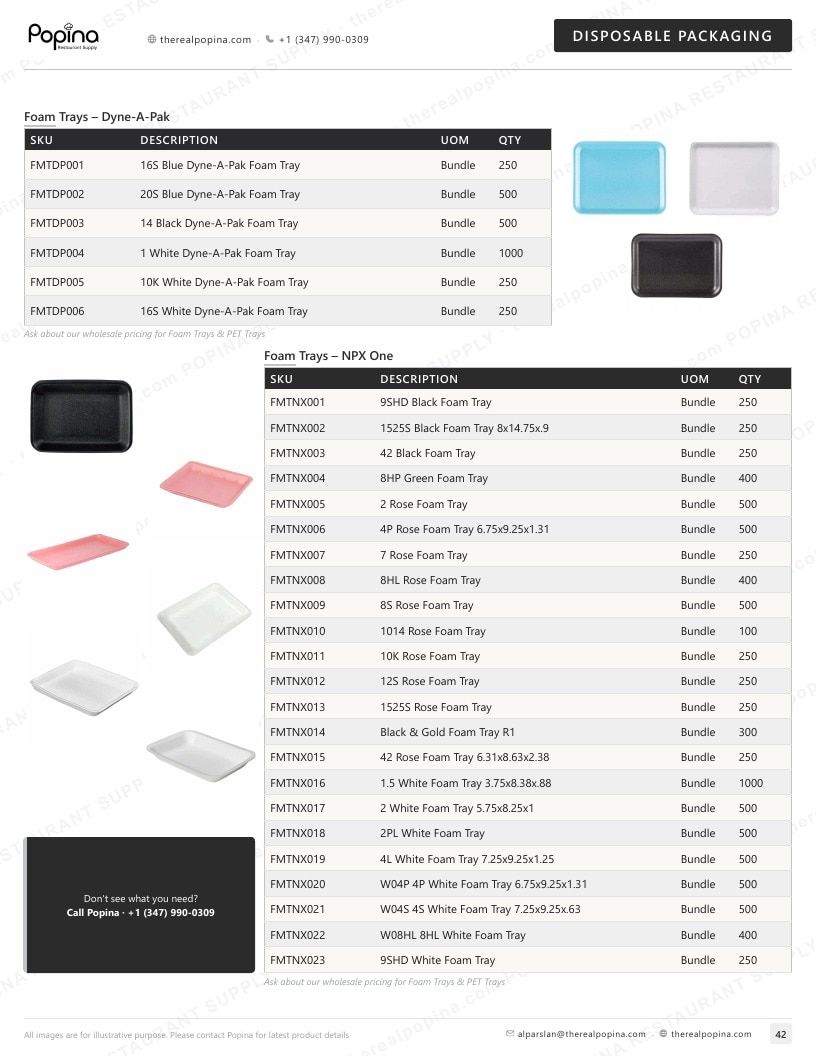 Popina Restaurant Supply Restaurant Supply Catalog Weekly Ad January 1 - December 31, 2026