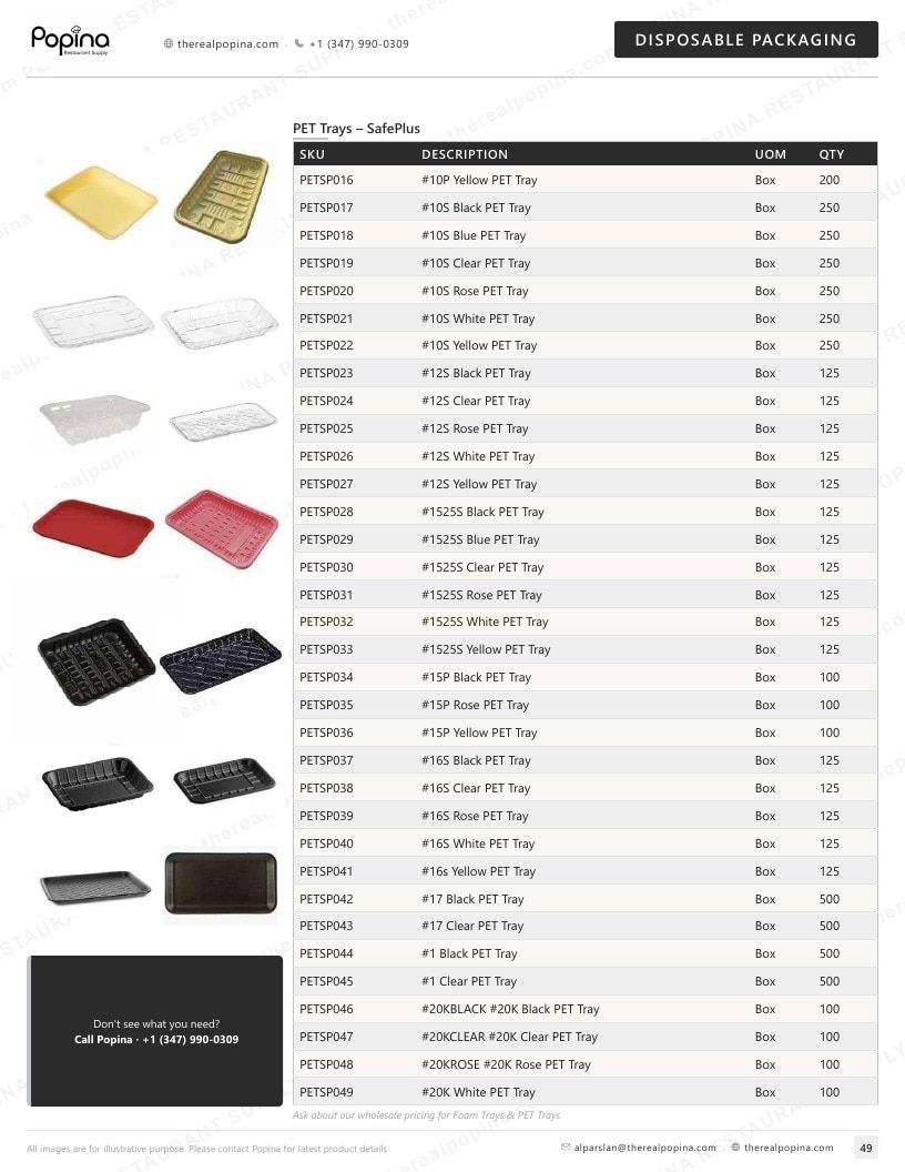 Popina Restaurant Supply Restaurant Supply Catalog Weekly Ad January 1 - December 31, 2026
