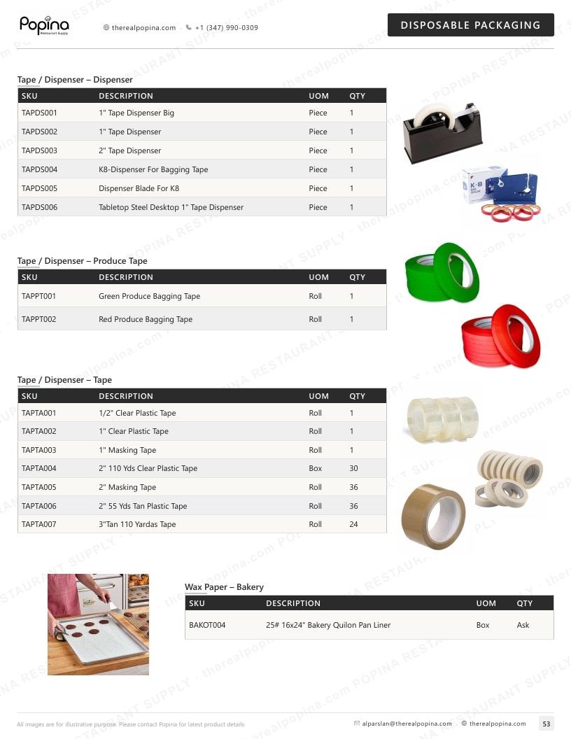 Popina Restaurant Supply Restaurant Supply Catalog Weekly Ad January 1 - December 31, 2026