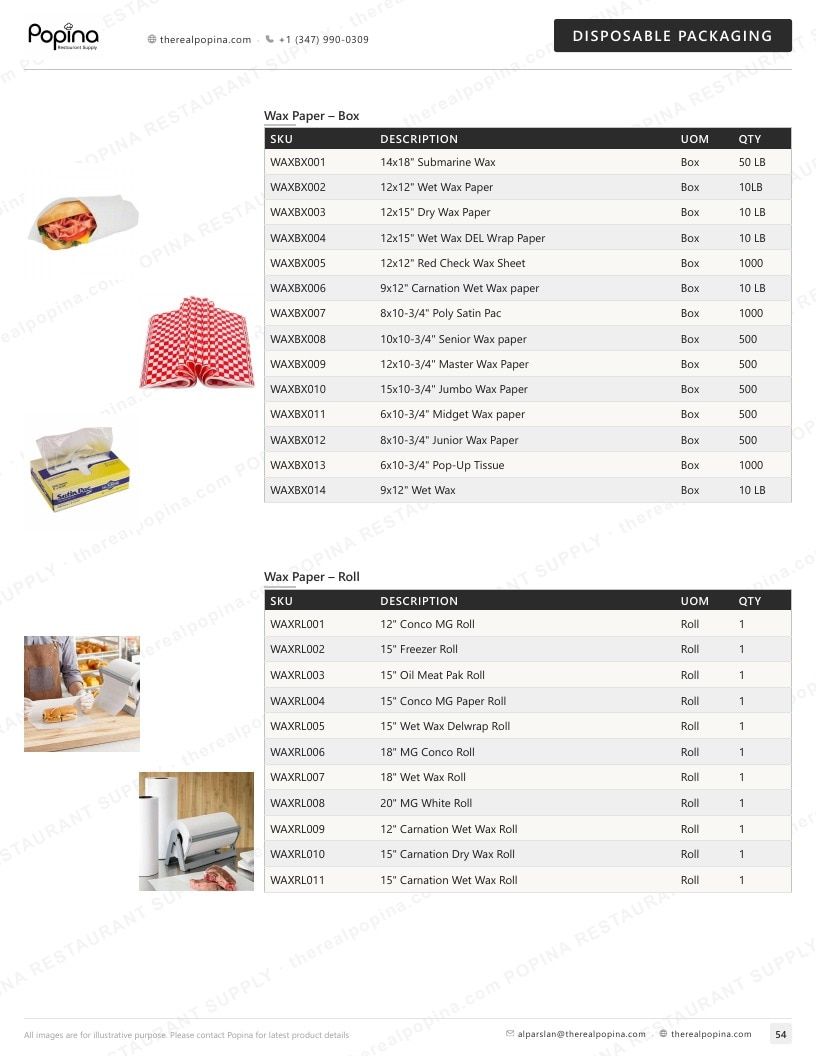 Popina Restaurant Supply Restaurant Supply Catalog Weekly Ad January 1 - December 31, 2026