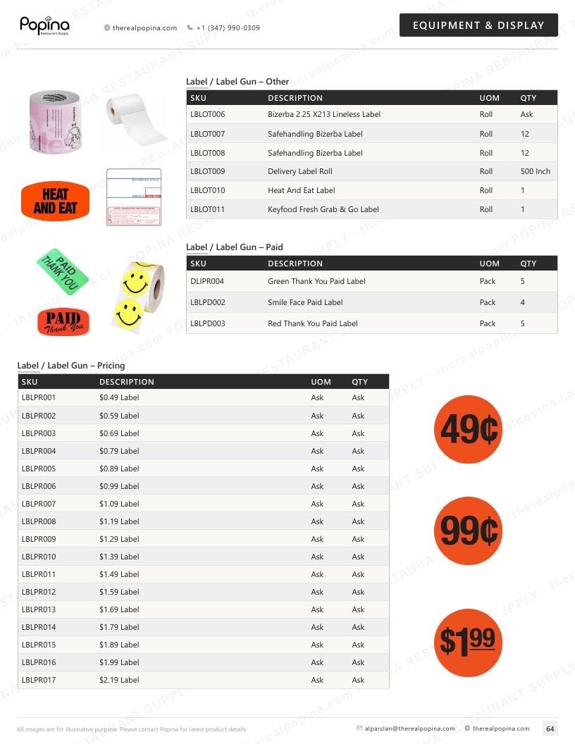 Popina Restaurant Supply Restaurant Supply Catalog Weekly Ad January 1 - December 31, 2026