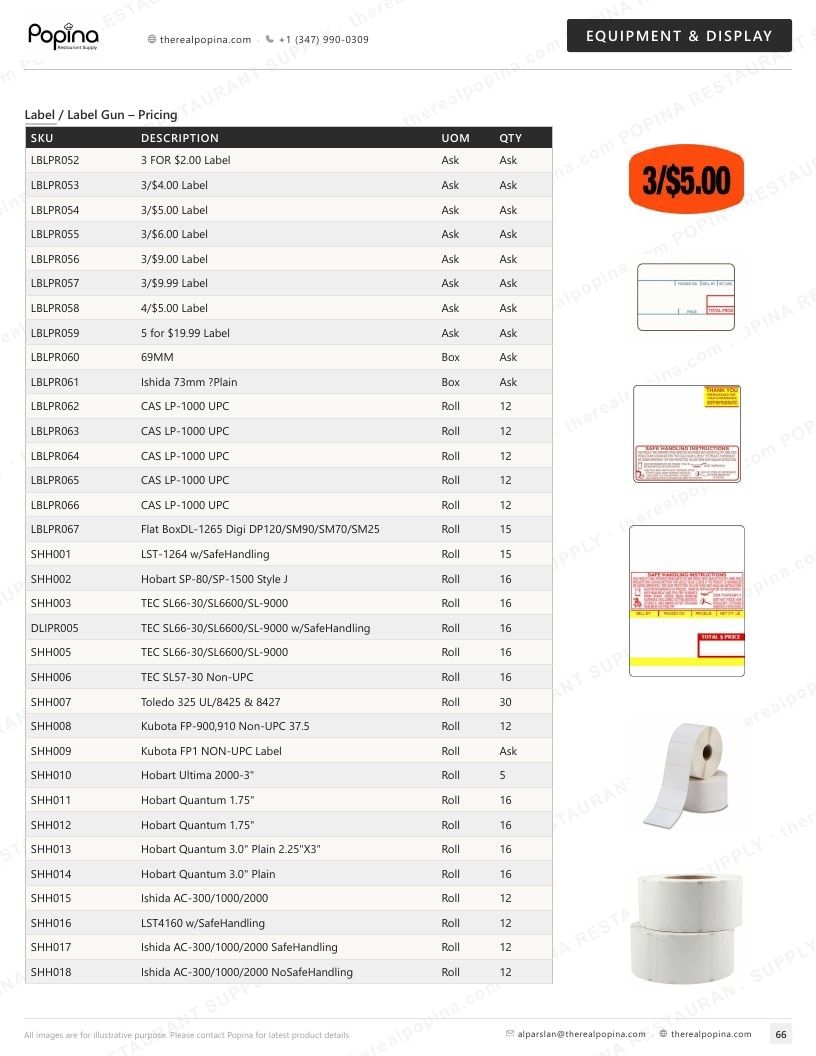 Popina Restaurant Supply Restaurant Supply Catalog Weekly Ad January 1 - December 31, 2026