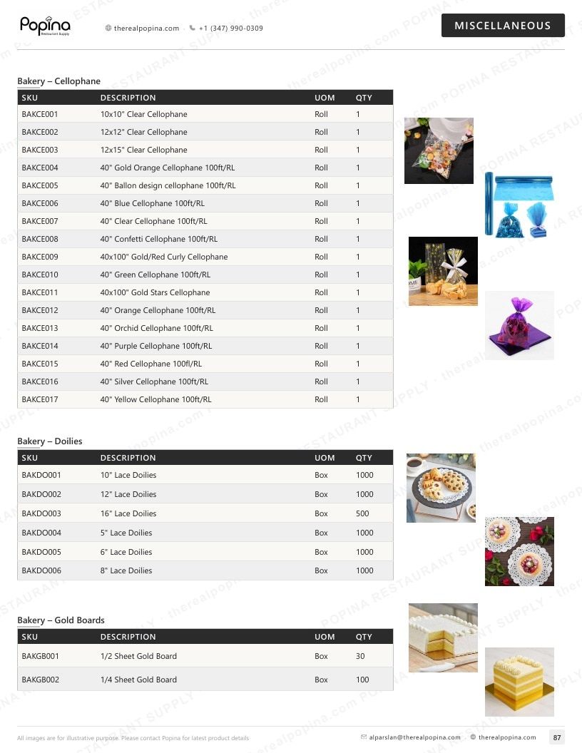 Popina Restaurant Supply Restaurant Supply Catalog Weekly Ad January 1 - December 31, 2026