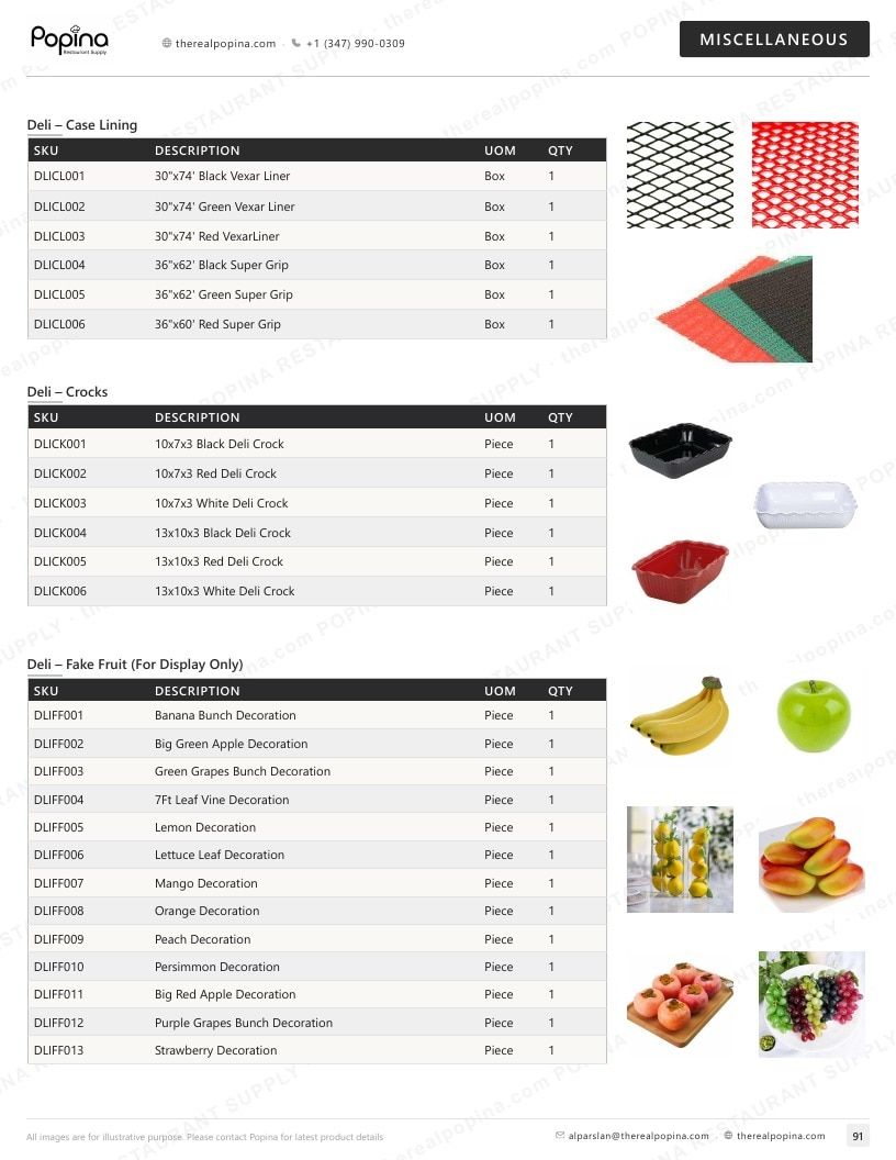 Popina Restaurant Supply Restaurant Supply Catalog Weekly Ad January 1 - December 31, 2026
