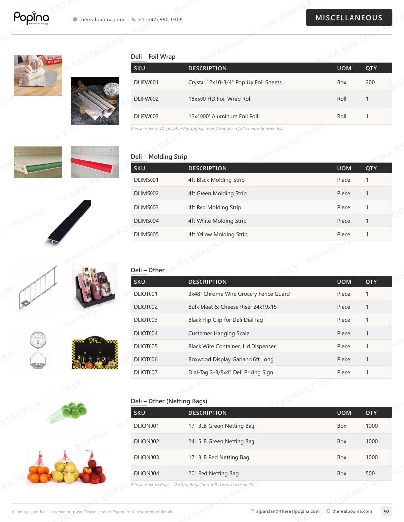 Popina Restaurant Supply Restaurant Supply Catalog Weekly Ad January 1 - December 31, 2026