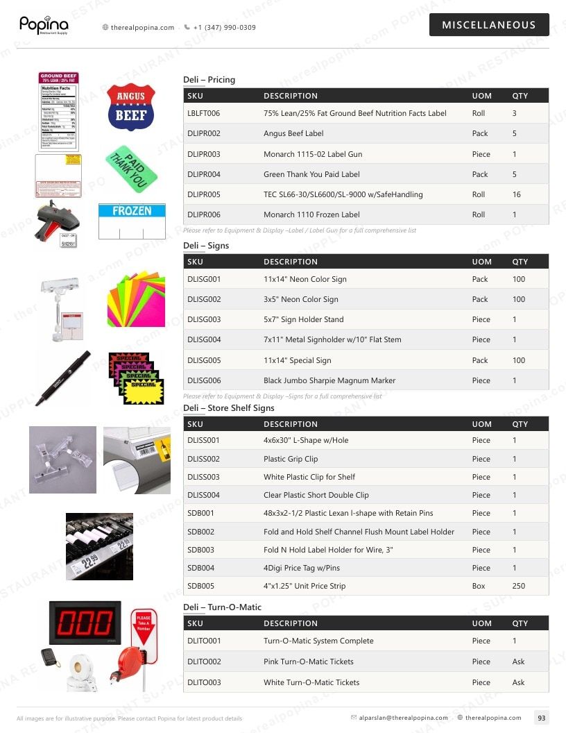Popina Restaurant Supply Restaurant Supply Catalog Weekly Ad January 1 - December 31, 2026
