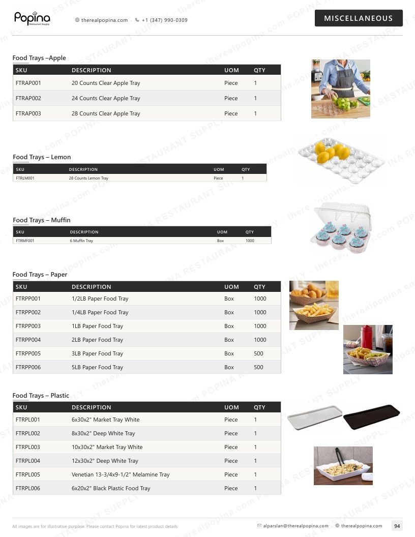 Popina Restaurant Supply Restaurant Supply Catalog Weekly Ad January 1 - December 31, 2026