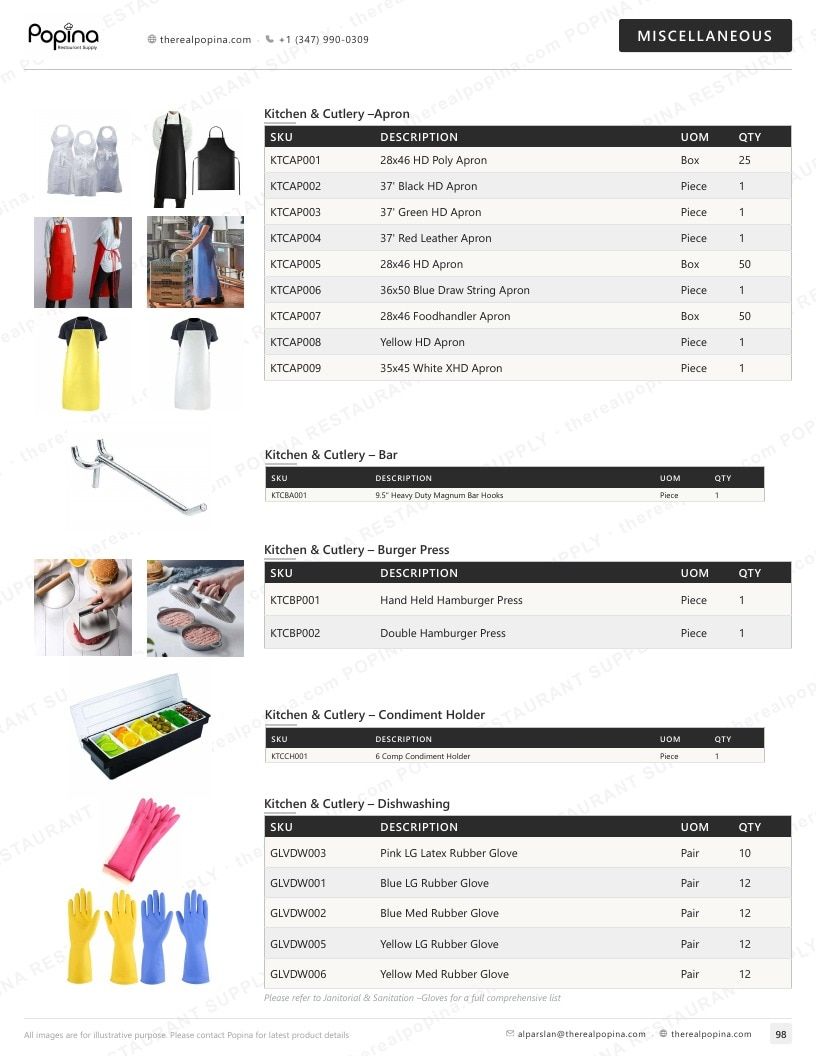 Popina Restaurant Supply Restaurant Supply Catalog Weekly Ad January 1 - December 31, 2026