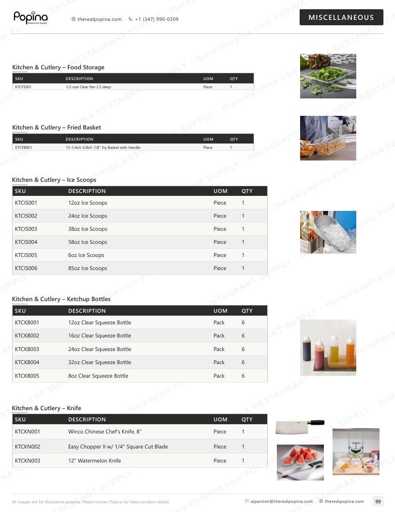 Popina Restaurant Supply Restaurant Supply Catalog Weekly Ad January 1 - December 31, 2026