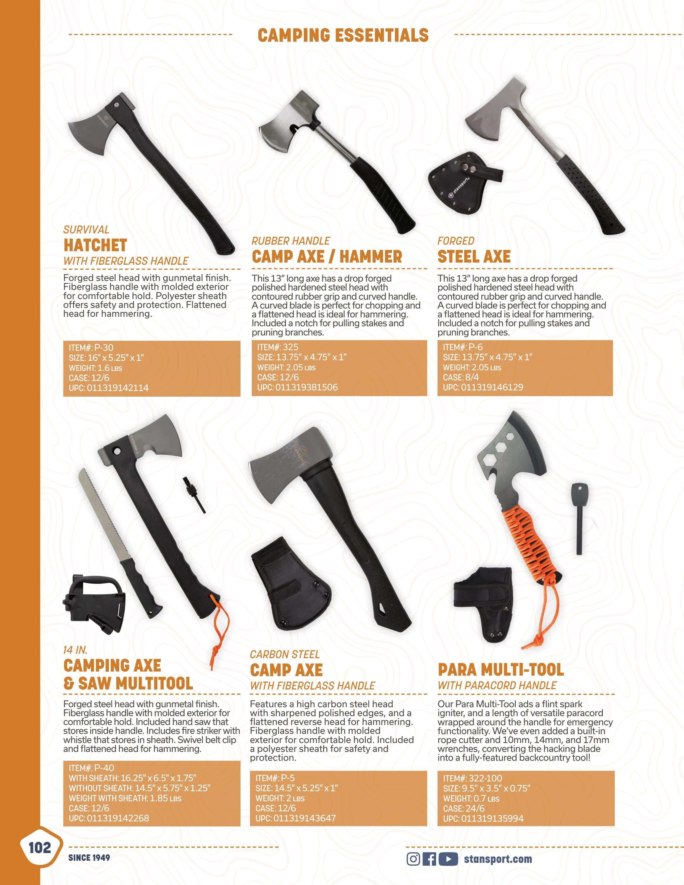 Stansport Camping Products Catalog Weekly Ad January 1 - December 31, 2026