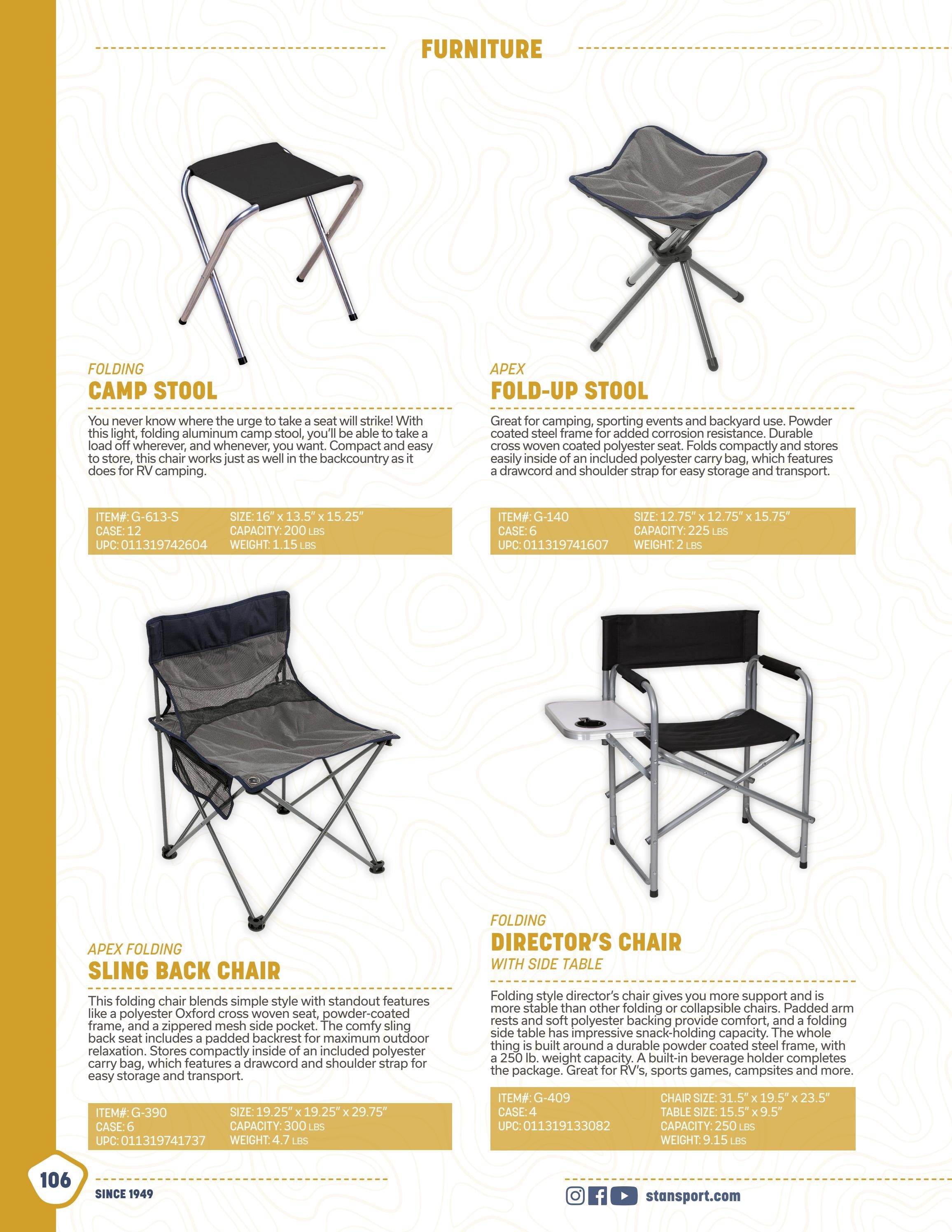 Stansport Camping Products Catalog Weekly Ad January 1 - December 31, 2026