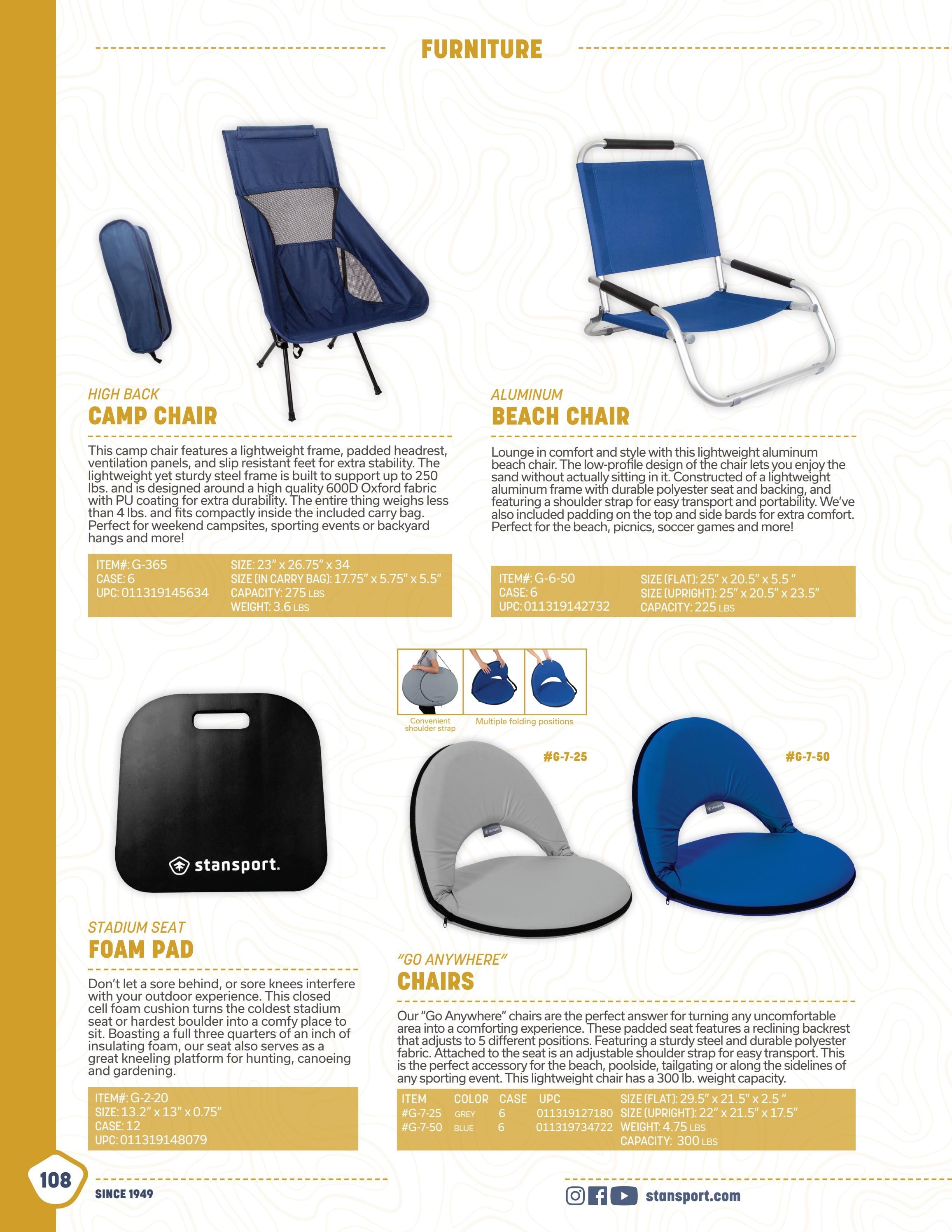Stansport Camping Products Catalog Weekly Ad January 1 - December 31, 2026